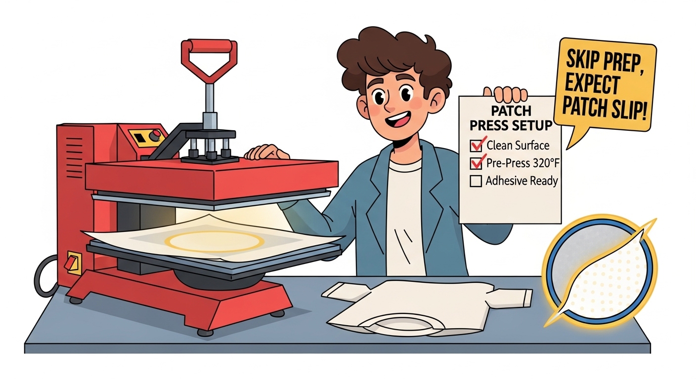 Preparing for Heat Pressing: Tools and Setup for Custom Patches