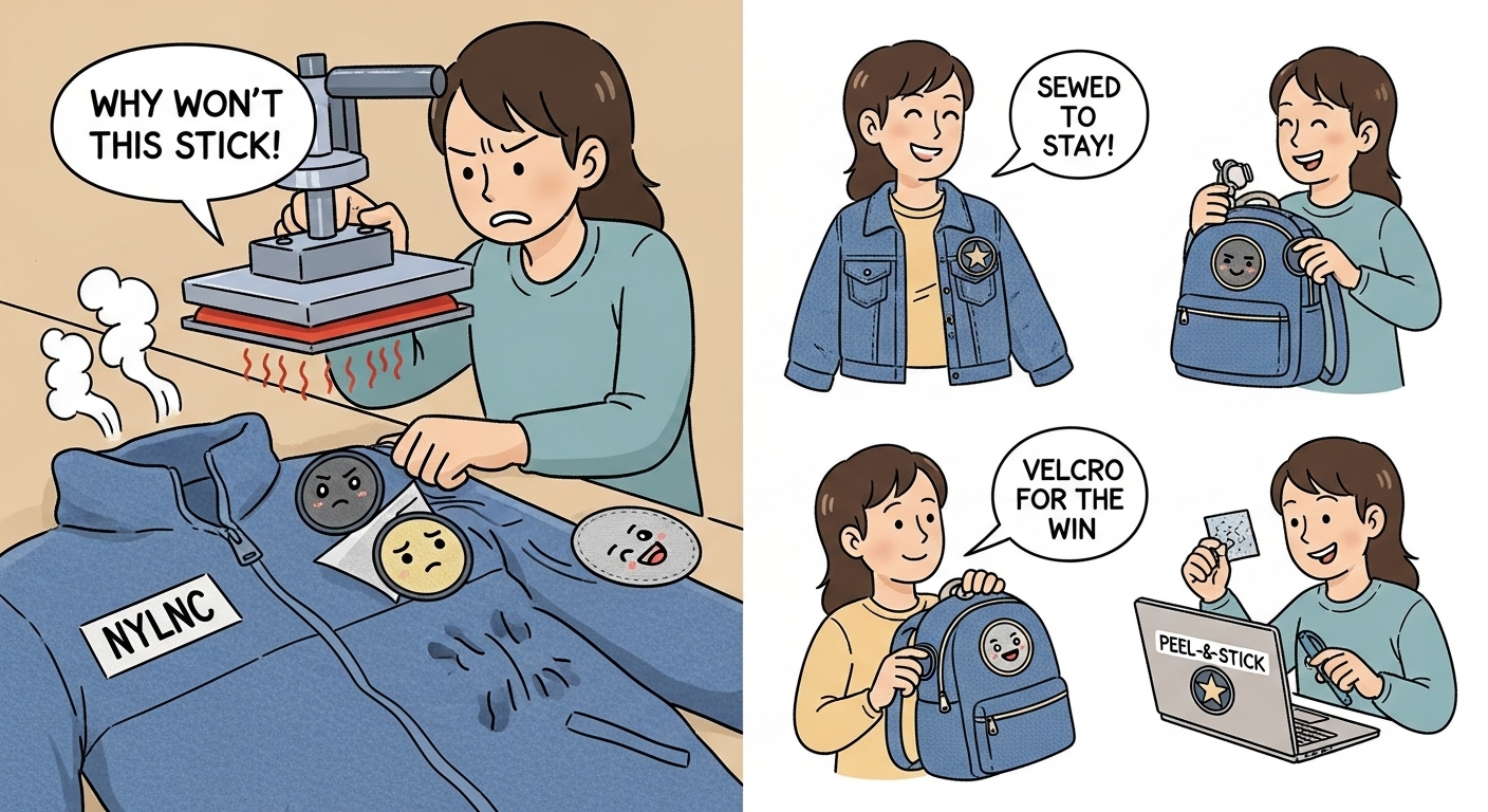 When Heat Pressing Isn’t Enough: Alternatives for Custom Patches